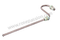 P15566 - Durite frein rigide sur &eacute;trier pour Porsche 
