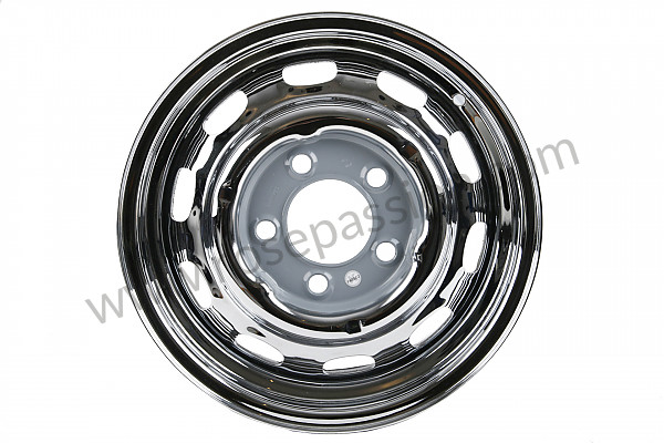 P405167 - 15 X 6 INCH DISC BRAKE STEEL RIM SILVER CHROME FINISH, 42 MM OFFSET. MADE IN THE USA WITH FACTORY TOOLS. FOR 356C 911 912 for Porsche 911 Classic • 1968 • 2.0l • Targa • Manual gearbox, 5 speed