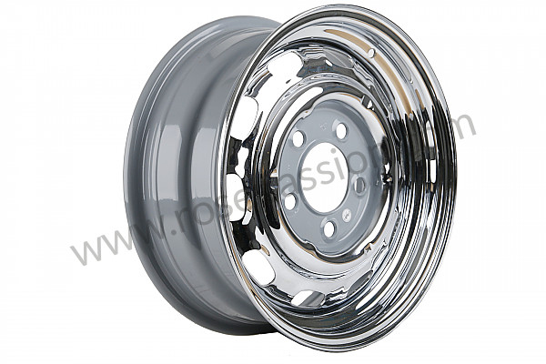 P405167 - JANTE TOLE 6 X 15 ET 36 CHROME pour Porsche 