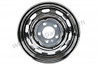 P405167 - JANTE TOLE 6 X 15 ET 36 CHROME pour Porsche 