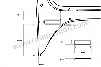 P280487 - Plancher du coffre pour Porsche 911 Classic • 1970 • 2.2s • Targa • Boite manuelle 5 vitesses