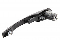P73153 - Black exterior door handle without lock cylinder for Porsche 964 / 911 Carrera 2/4 • 1994 • 964 carrera 2 • Targa • Automatic gearbox
