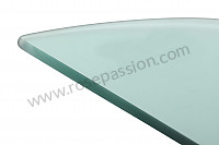P16636 - Right door deflector window green for Porsche 911 Classic • 1973 • 2.4t • Coupe • Automatic gearbox