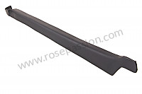 P252896 - Upper trim strip on rear seat side panels for Porsche 911 G • 1974 • 2.7 carrera • Coupe • Manual gearbox, 4 speed