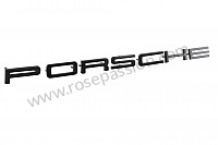 P17341 - Lettrage P.O.R.S.C.H.E pour Porsche 911 Classic • 1968 • 2.0t • Targa • Boite auto