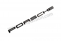 P17341 - Lettrage P.O.R.S.C.H.E pour Porsche 911 Classic • 1973 • 2.4t • Coupe • Boite manuelle 4 vitesses