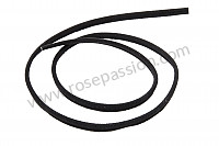 P17644 - Velvet strip for Porsche 911 Turbo / 911T / GT2 / 965 • 1989 • 3.3 turbo • Coupe • Manual gearbox, 5 speed