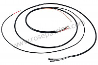 P18104 - Apertura del mazo de cables del techo para Porsche 911 Turbo / 911T / GT2 / 965 • 1978 • 3.3 turbo • Coupe • Caja manual de 4 velocidades