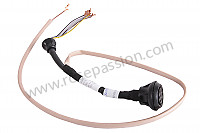 P18115 - Wire harness without rear fog light for Porsche 