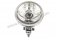 P213551 - Chrome plated round high intensity light / white glass for Porsche 914 • 1970 • 914 / 4 1.7 • Manual gearbox, 5 speed