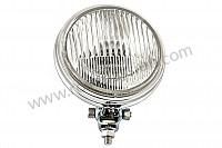 P213552 - Round fog lamp, chrome plated / white glass for Porsche 914 • 1971 • 914 / 4 1.7 • Manual gearbox, 5 speed