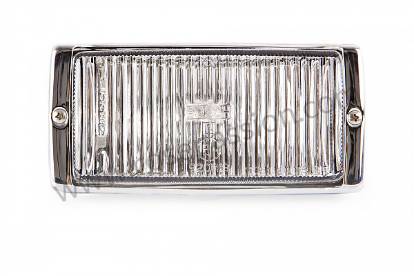 P222432 - Fog lamp, black and chrome plated / white glass for Porsche 911 G • 1983 • 3.0sc • Coupe • Manual gearbox, 5 speed