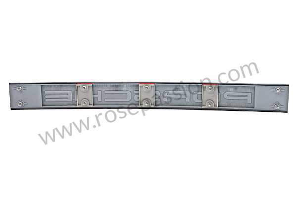 P18688 - Plaque reflectorisante porsche (écriture porsche en noir) pour Porsche 911 G • 1981 • 3.0sc • Coupe • Boite manuelle 5 vitesses