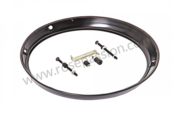 P18722 - Headlamp ring for Porsche 911 Turbo / 911T / GT2 / 965 • 1988 • 3.3 turbo • Cabrio • Manual gearbox, 4 speed