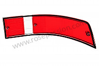 P18737 - Glace clignotant arrière rouge pour Porsche 911 G • 1978 • 3.0sc • Coupe • Boite manuelle 5 vitesses