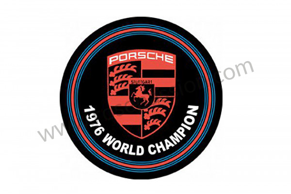 P233251 - Aufkleber world champion  1976 für Porsche 968 • 1993 • 968 • Cabrio • 6-gang-handschaltgetriebe