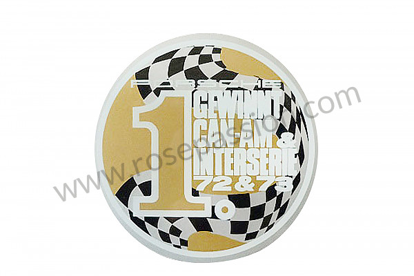 P233252 - Can-am multi-series sticker,  72-73 for Porsche 997-1 / 911 Carrera • 2005 • 997 c2s • Coupe • Manual gearbox, 6 speed