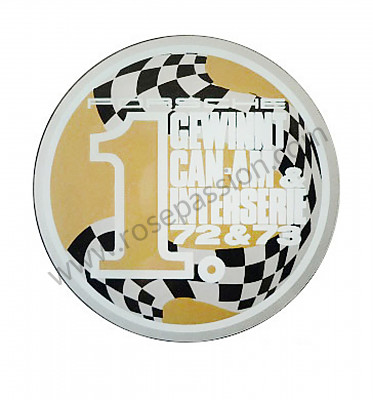 P233252 - Sticker can-am interserie  72-73 voor Porsche Cayman / 987C2 • 2012 • Cayman r • Bak pdk
