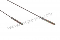 P173390 - Wire pull for flap heating for Porsche 914 • 1971 • 914 / 6 • Manual gearbox, 5 speed