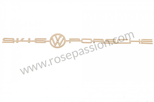 P173365 - Monogramme - VW-porsche- pour Porsche 914 • 1970 • 914 / 4 1.7 • Boite manuelle 5 vitesses