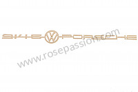 P173365 - Monogramme - VW-porsche- pour Porsche 