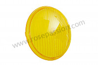 P247967 - Yellow round high intensity light glass for Porsche 914 • 1976 • 914 / 4 1.8 carbu • Manual gearbox, 5 speed