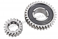 P19933 - Gear wheel pair for Porsche 911 G • 1974 • 2.7 • Coupe • Manual gearbox, 5 speed