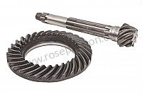 P19944 - Ring gear and pinion shaft for Porsche 911 G • 1977 • 3.0 carrera • Targa • Manual gearbox, 4 speed
