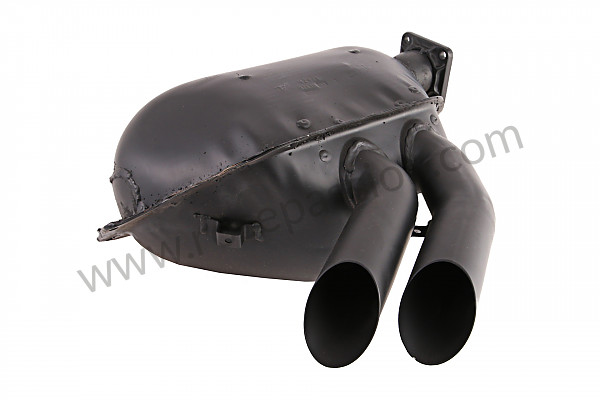 P22022 - Main exhaust muffler for Porsche 928 • 1982 • 928 4.5 • Coupe • Automatic gearbox