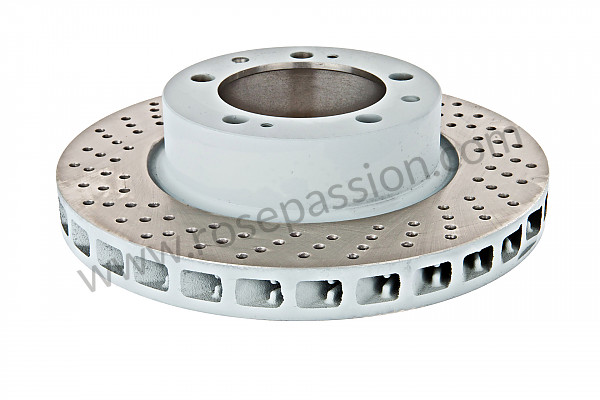 P72956 - Perforated, ventilated front brake disc for Porsche 944 • 1990 • 944 s2 • Coupe • Manual gearbox, 5 speed