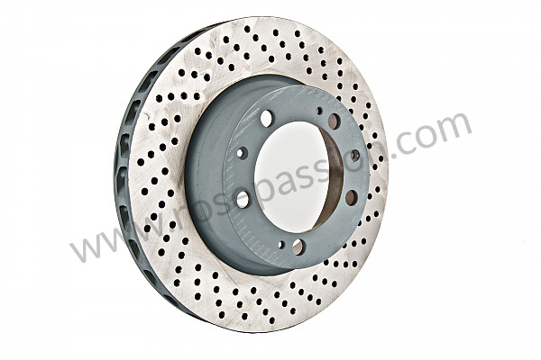 P72957 - Perforated, ventilated front brake disc for Porsche 928 • 1990 • 928 s4 • Coupe • Automatic gearbox