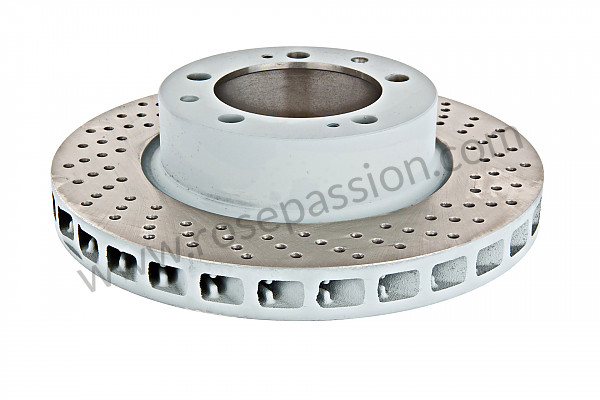 P72957 - Perforated, ventilated front brake disc for Porsche 928 • 1987 • 928 s4 • Coupe • Manual gearbox, 5 speed