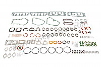 P30011 - Set of seals for Porsche 911 Turbo / 911T / GT2 / 965 • 1983 • 3.3 turbo • Coupe • Manual gearbox, 4 speed