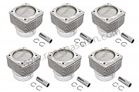 P30126 - Cylinder with pistons for Porsche 911 G • 1977 • 3.0 carrera • Coupe • Automatic gearbox