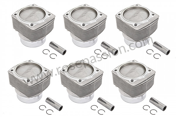 P30126 - Cylinder with pistons for Porsche 911 G • 1976 • 3.0 carrera • Coupe • Manual gearbox, 5 speed