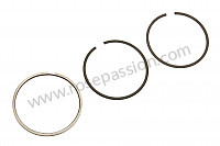 P71393 - Set of rings for a piston for Porsche 911 G • 1976 • 3.0 carrera • Targa • Manual gearbox, 4 speed