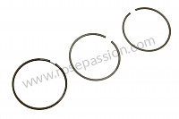 P30130 - Set of piston rings for Porsche 911 Turbo / 911T / GT2 / 965 • 1981 • 3.3 turbo • Coupe • Manual gearbox, 4 speed
