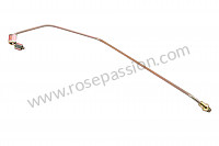 P125217 - Conduite injecteur 911 81-83 cylindre 4 pour Porsche 