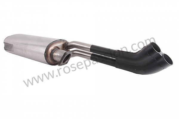 P30699 - Exhaust silencer for Porsche 911 Turbo / 911T / GT2 / 965 • 1989 • 3.3 turbo • Coupe • Manual gearbox, 5 speed