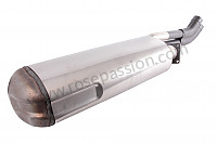 P30699 - Exhaust silencer for Porsche 911 Turbo / 911T / GT2 / 965 • 1981 • 3.3 turbo • Coupe • Manual gearbox, 4 speed