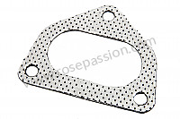 P30737 - Exhaust gasket heat exchangers 911 930 75-89 965 (2x) for Porsche 911 Turbo / 911T / GT2 / 965 • 1987 • 3.3 turbo • Coupe • Manual gearbox, 4 speed