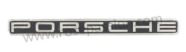 P31795 - Inscripcion para Porsche 924 • 1979 • 924 2.0 • Coupe • Caja manual de 5 velocidades