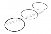 P33918 - Set of piston rings for Porsche 944 • 1990 • 944 s2 • Coupe • Manual gearbox, 5 speed