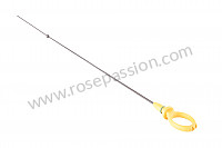 P34119 - Oil level dipstick for Porsche 944 • 1988 • 944 2.5 • Coupe • Manual gearbox, 5 speed
