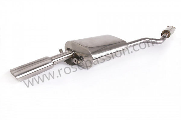 P34338 - Rear muffler for Porsche 924 • 1988 • 924s 2.5 • Coupe • Manual gearbox, 5 speed