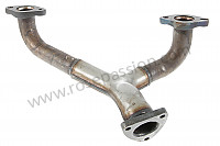 P34351 - Exhaust manifold for Porsche 924 • 1988 • 924s 2.5 • Coupe • Automatic gearbox