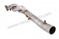 P34396 - Exhaust pipe for Porsche 944 • 1991 • 944 s2 • Cabrio • Manual gearbox, 5 speed