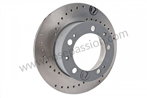 P72991 - Perforated, ventilated rear brake disc for Porsche 944 • 1989 • 944 2.7 • Coupe • Manual gearbox, 5 speed