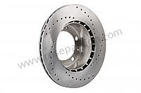 P72991 - Perforated, ventilated rear brake disc for Porsche 944 • 1988 • 944 2.5 • Coupe • Automatic gearbox