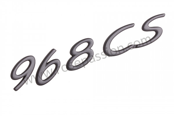 P37832 - Monogramme 968cs pour Porsche 968 • 1995 • 968 • Coupe • Boite manuelle 6 vitesses